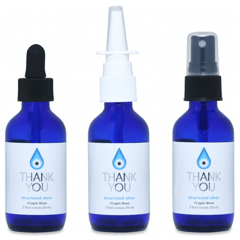 Thank You Structured Silver - Application Kit (EMPTY BOTTLES)