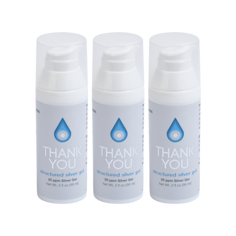 Thank You Structured Silver Gel: 3 Cylinders (save $13.05)