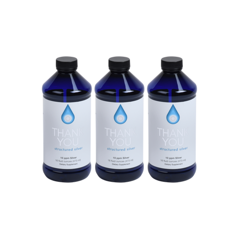 Thank You Structured Silver Solution: 3 Bottles (save $21.00)