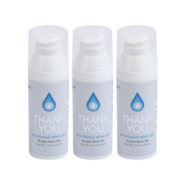 Thank You Structured Silver Gel: 3 Cylinders (save $13.05)