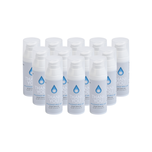 Thank You Structured Silver Gel: 12 Cylinders (save $78.00)