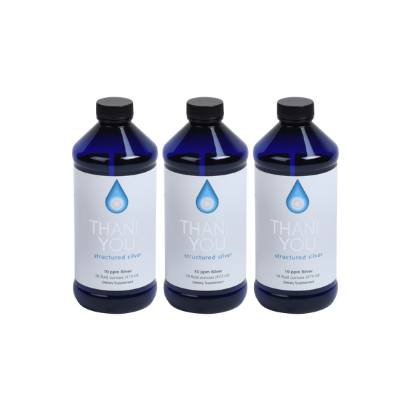 Thank You Structured Silver Solution: 3 Bottles (save $21.00)